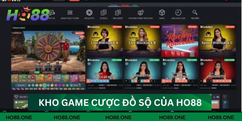 Kho game cược đồ sộ của Ho88 Kho game cược đồ sộ của Ho88